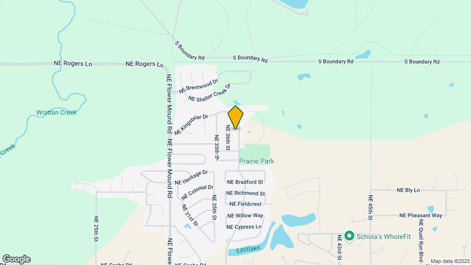 2314 NE Kingsbriar Dr Map and Location Details