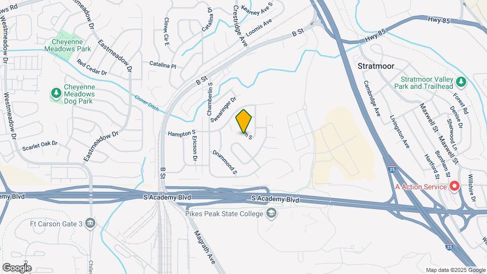 4319 Millburn S Map and Location Details