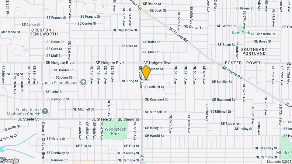 4762-4768 SE 52nd Ave Map and Location Details