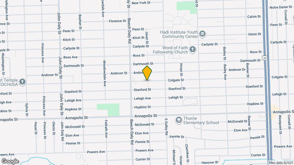 25605 Colgate St Mapa y Detalles de la Ubicación