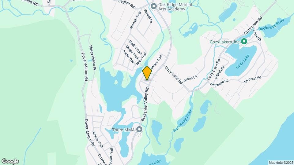 5489 Berkshire Valley Rd Map and Location Details