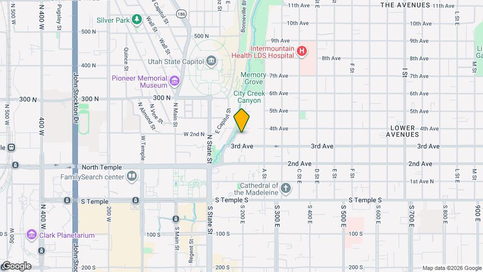 174 N Canyon Rd Map and Location Details