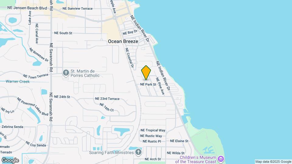 2563 NE Palm Ave Map and Location Details