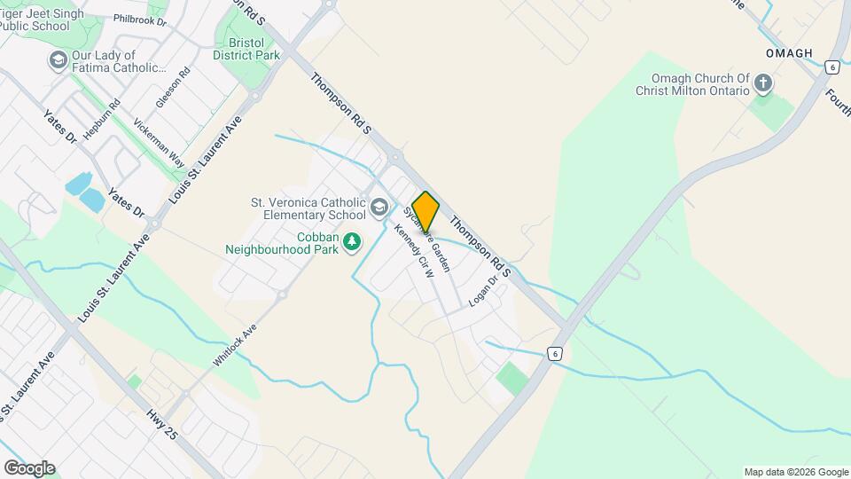 1360 Sycamore Garden Map and Location Details