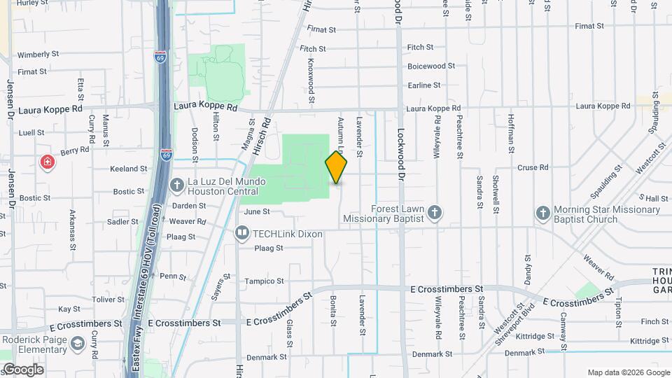 8309 Autumn Ln Map and Location Details