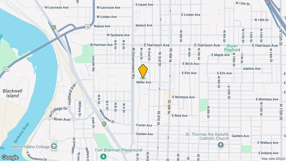 101 E Miller Ave Map and Location Details