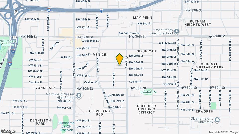 2525 NW 32nd St Map and Location Details
