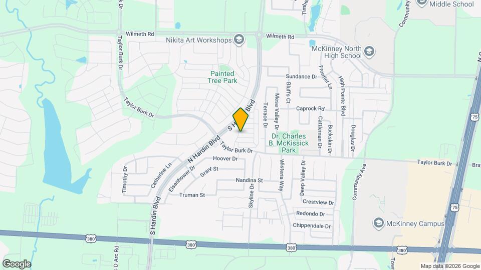 2845 Maidenhair Ln Map and Location Details