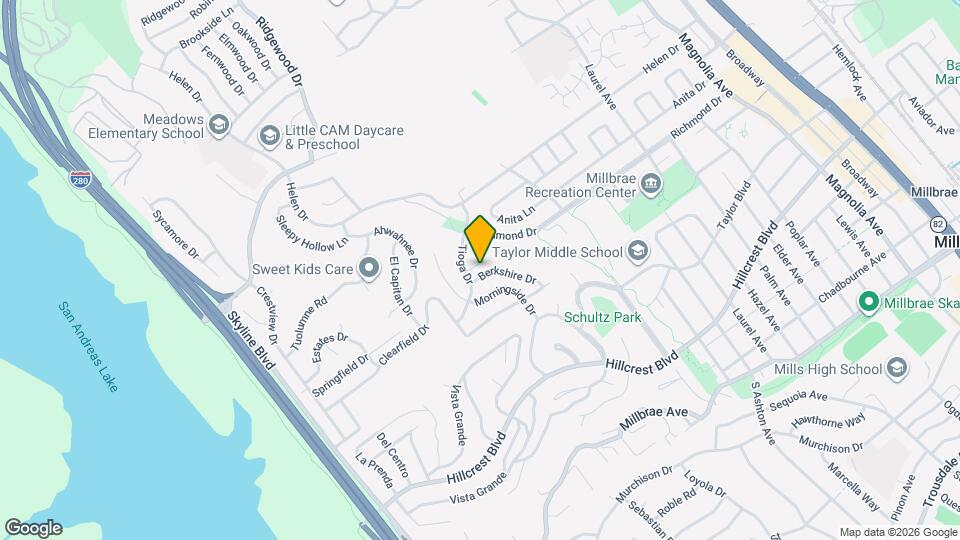 782 Berkshire Dr Mapa y Detalles de la Ubicación
