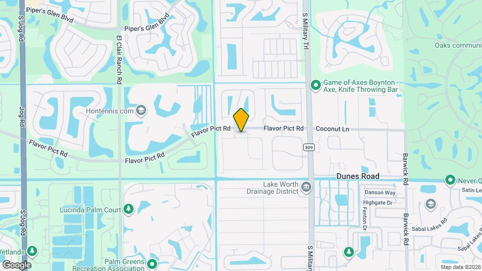 12756 Anthorne Ln Mapa y Detalles de la Ubicación