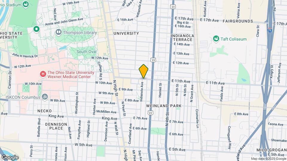 149 E 11th Ave Mapa y Detalles de la Ubicación