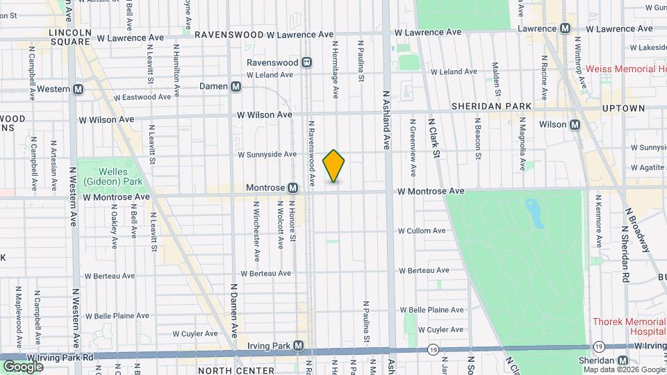4402 N Hermitage Ave Map and Location Details