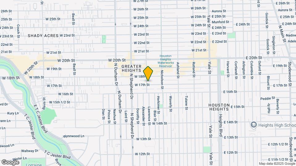 539 W 17th St Map and Location Details