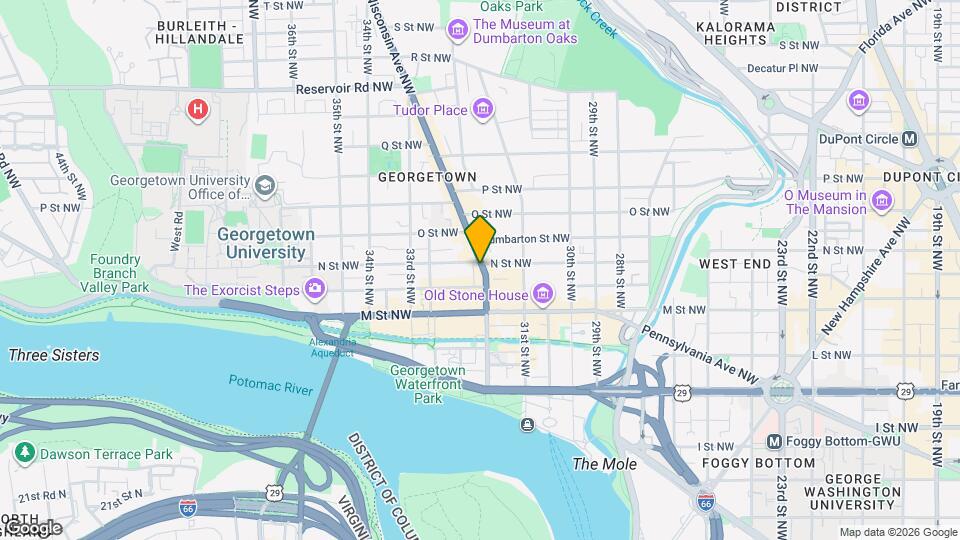 1252 Wisconsin Ave NW Map and Location Details