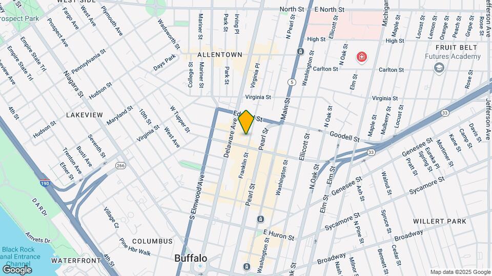 346 Franklin St Map and Location Details