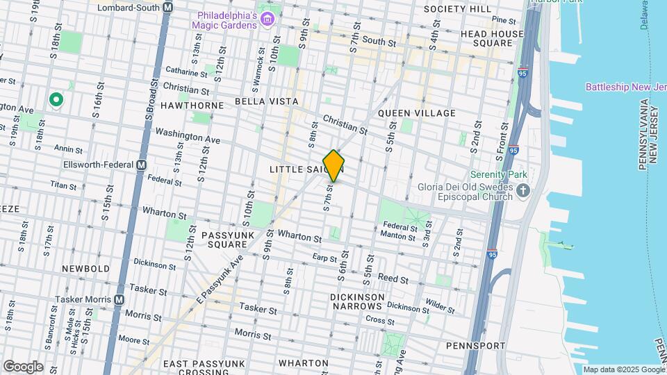 1115 S 7th St Map and Location Details