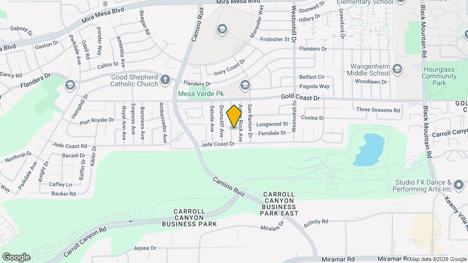 10191 Eagle Rock Ave Map and Location Details