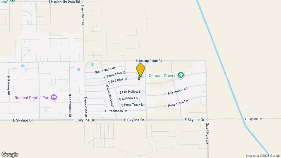 34909 N Palm Dr Mapa y Detalles de la Ubicación
