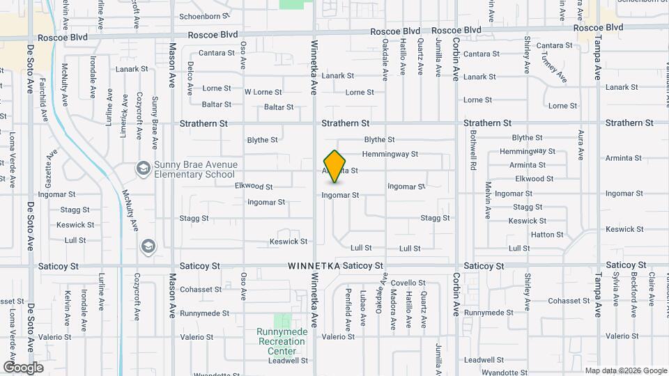 20029 Ingomar St, Unit 2 Map and Location Details