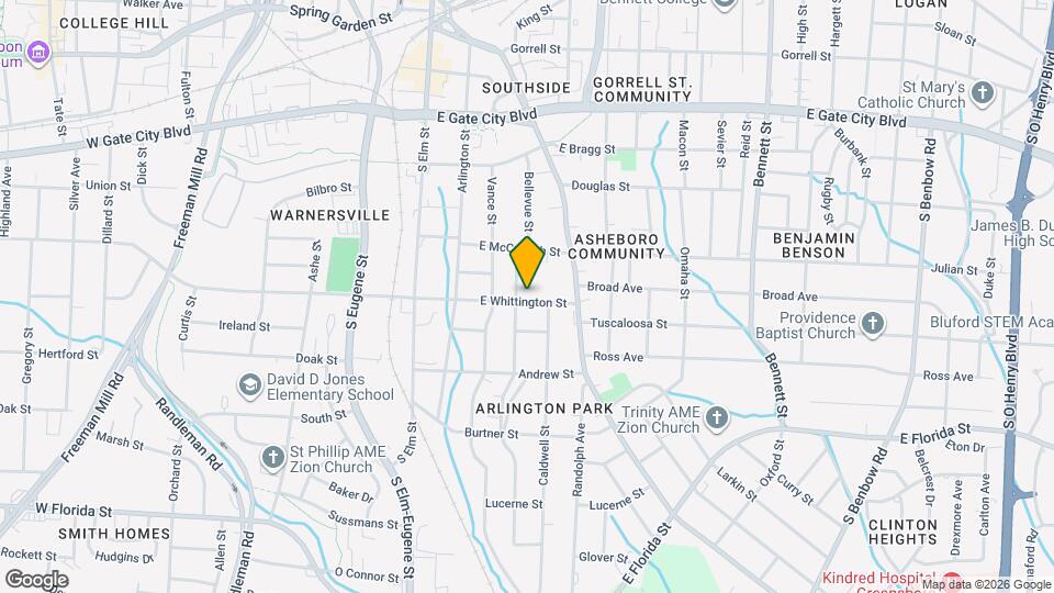 405 E Whittington St Mapa y Detalles de la Ubicación