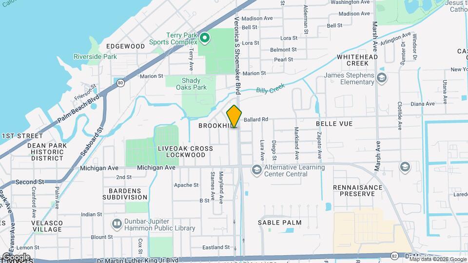 1416 Veronica S Shoemaker Blvd Map and Location Details