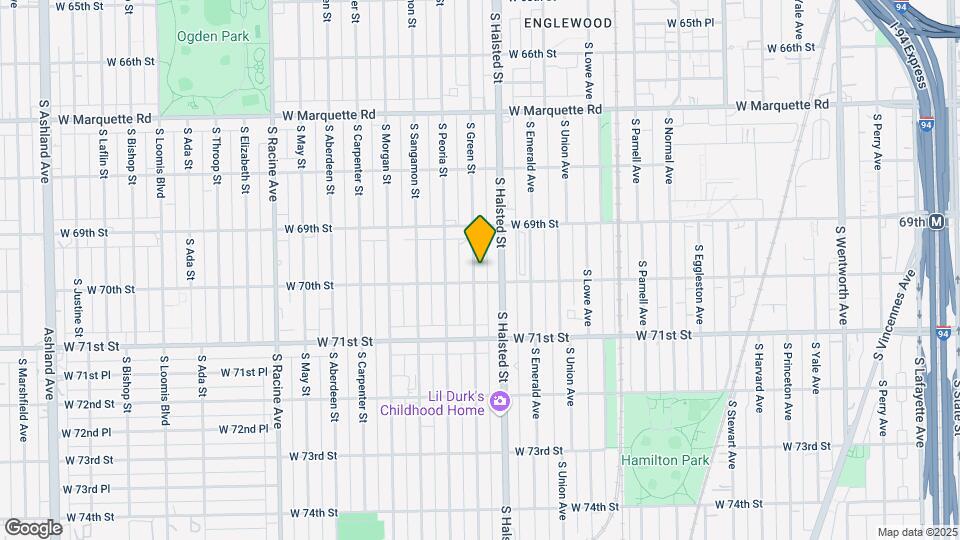 6949-6951 S Green St Mapa y Detalles de la Ubicación