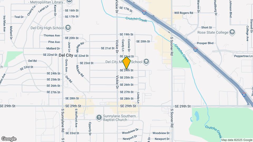4732 SE 24th St Map and Location Details