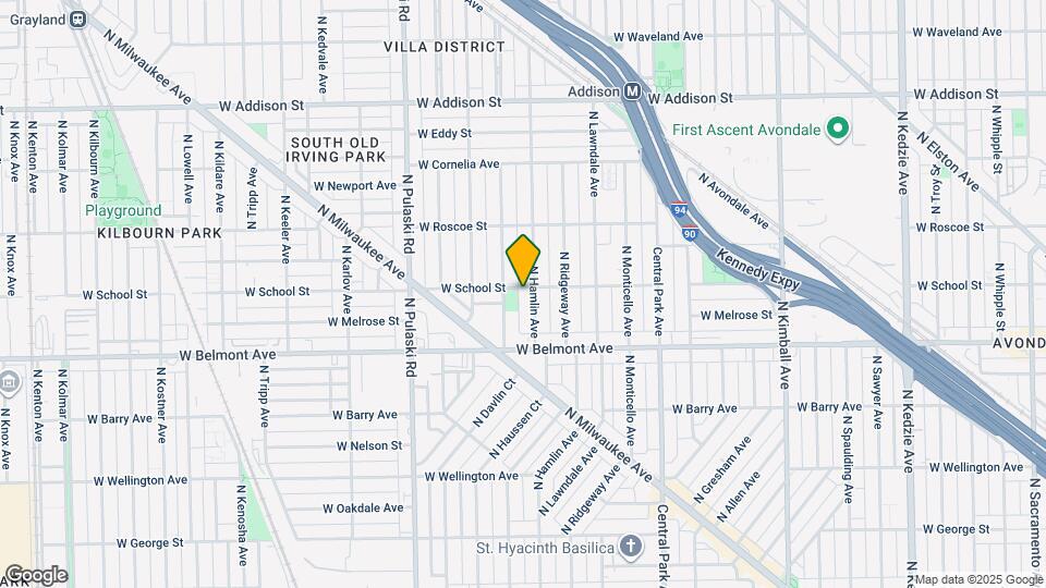 3811 W School St Map and Location Details