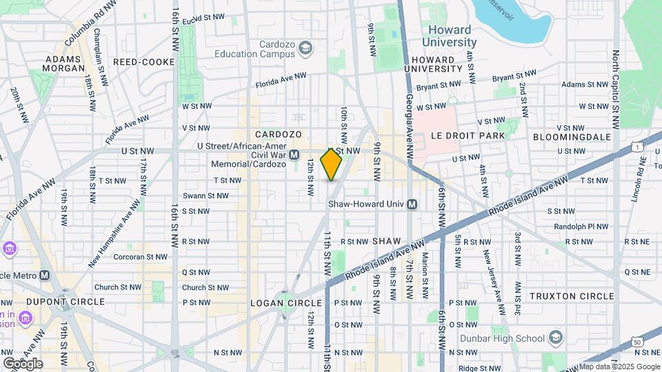 1837 11th St NW Map and Location Details