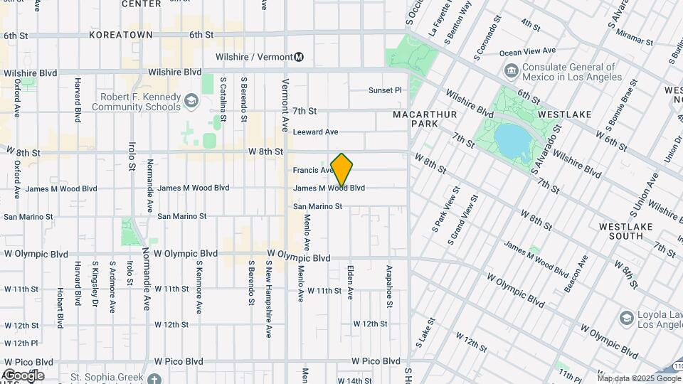 James Wood Apt Map and Location Details