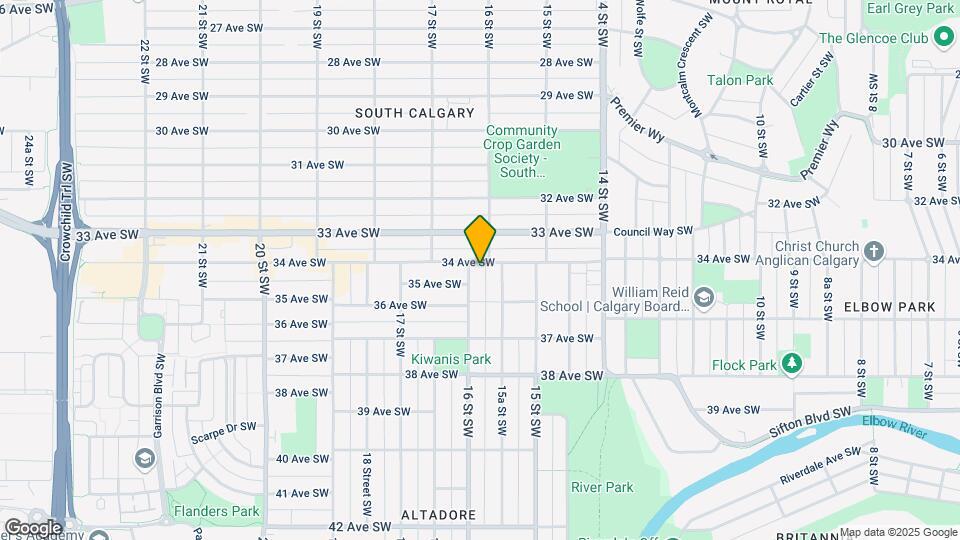 1635 34th Ave SW Map and Location Details