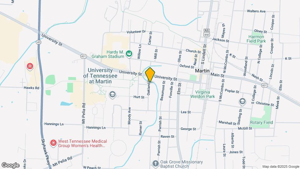 208 Oakland St Map and Location Details