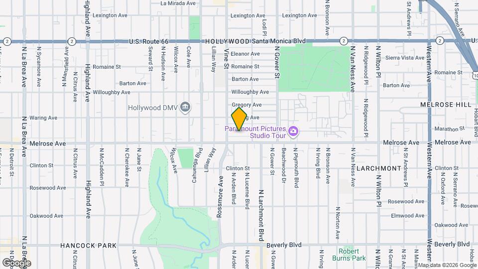 5832 Camerford Ave Map and Location Details