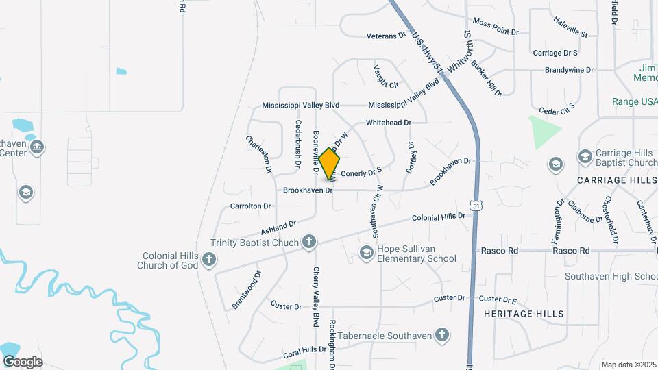 1860 Brookhaven Dr Map and Location Details