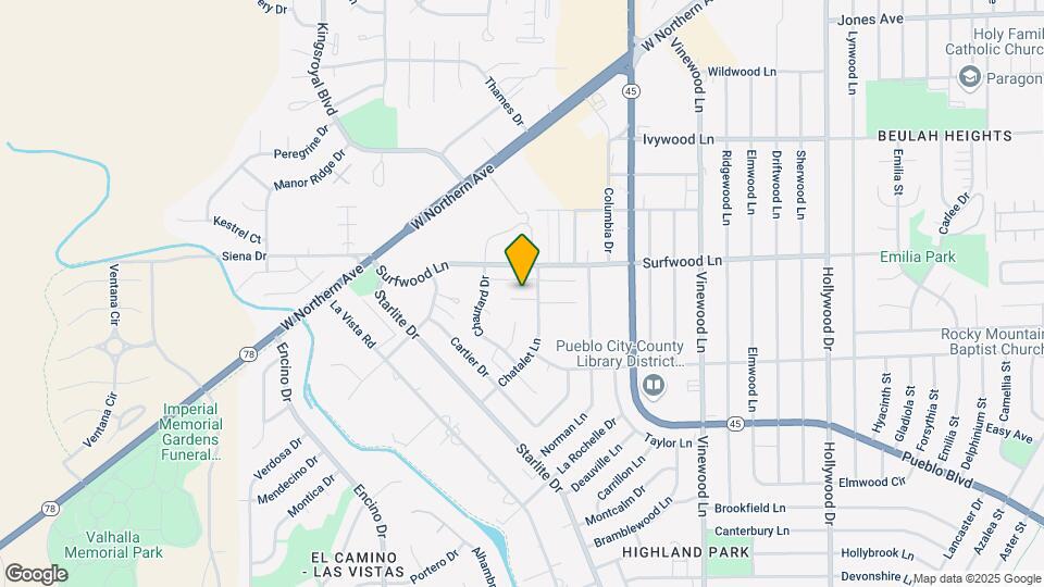 2107 Chatalet Ln, Unit Apt M Mapa y Detalles de la Ubicación