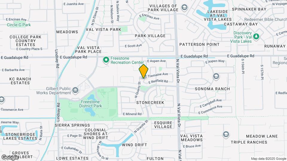 646 N Cobblestone St Map and Location Details