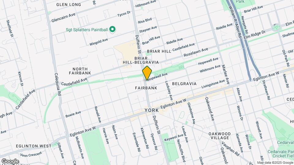 2421-2431 Dufferin St Map and Location Details