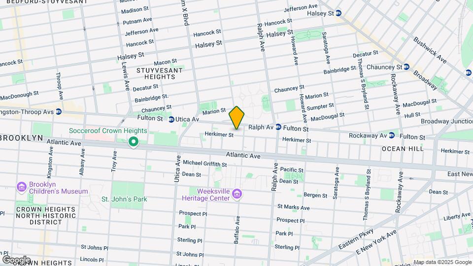 851 Herkimer St Map and Location Details