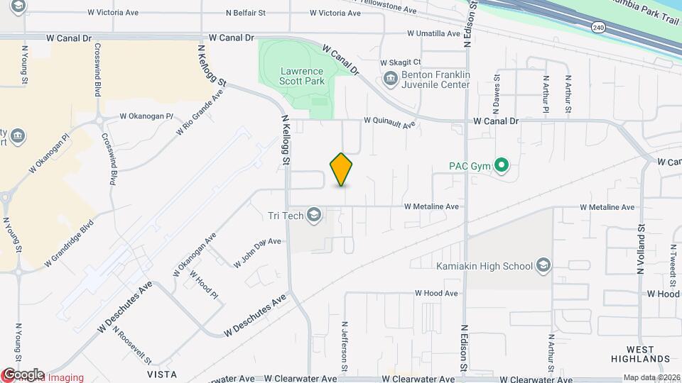 5812-5822 W Metaline Ave Map and Location Details