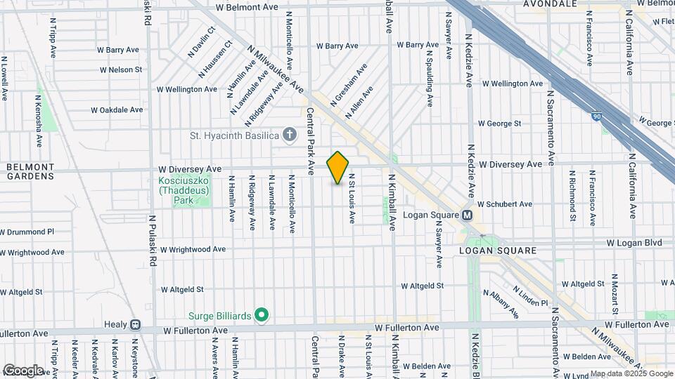 2725 N Drake Ave Map and Location Details