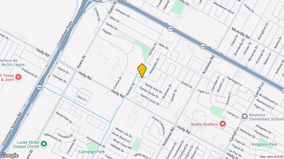 2910 Santa Ana St Map and Location Details