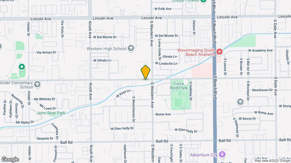 3210 W Orange Ave Map and Location Details