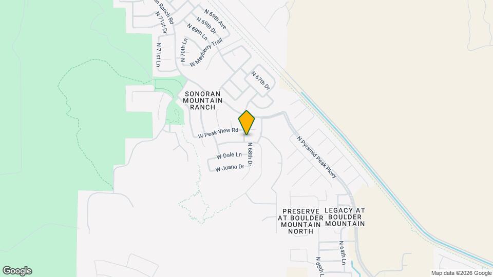 6858 W Mazatzal Dr Map and Location Details