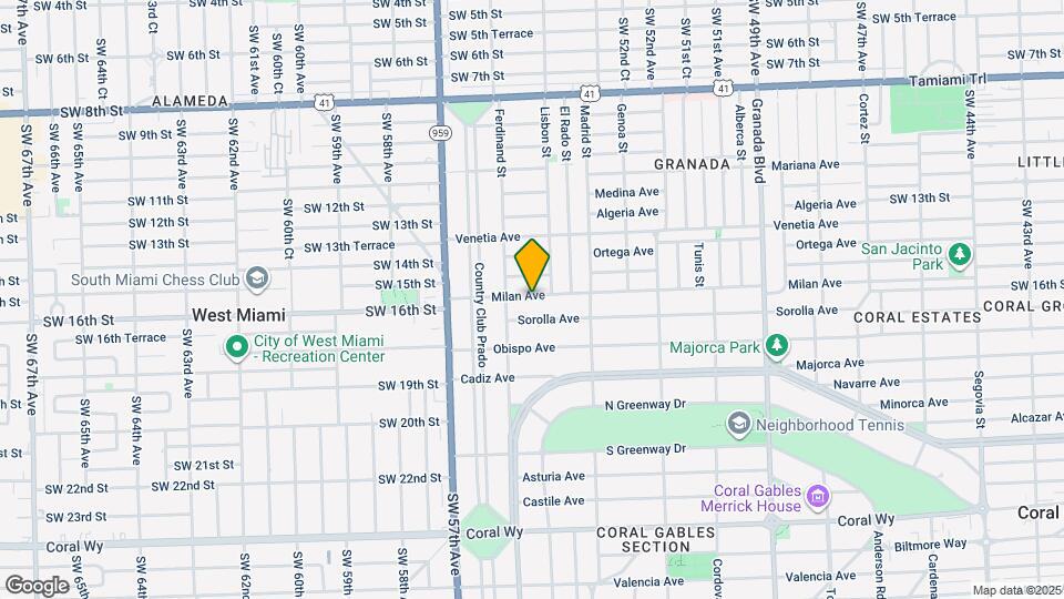 1422 Milan Ave Map and Location Details