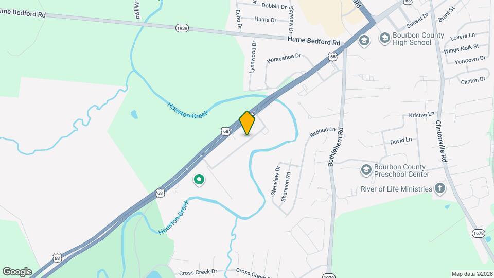 126 Bourbon Hills Dr Map and Location Details