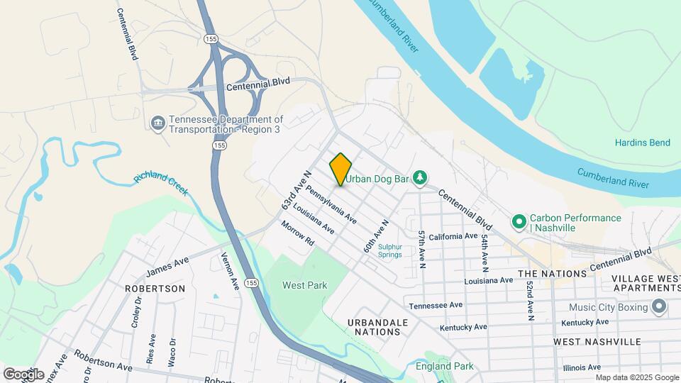 6117A California Ave Map and Location Details