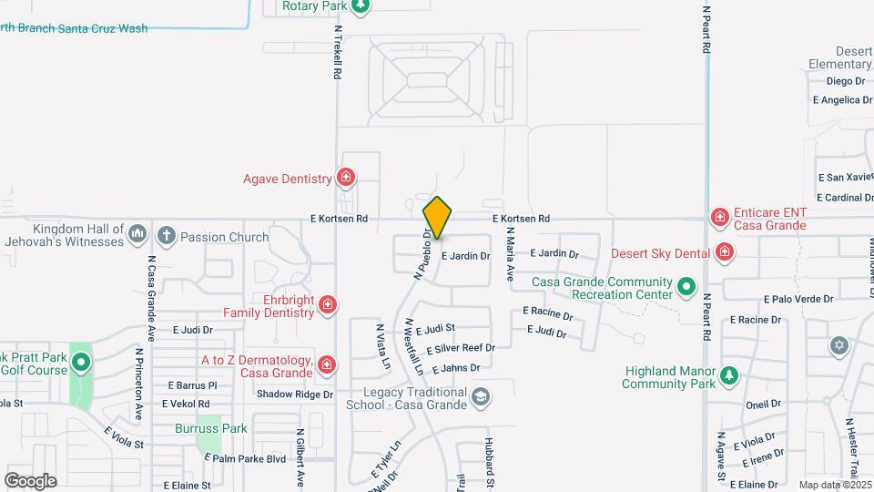 1973 N Westfall Ln Map and Location Details