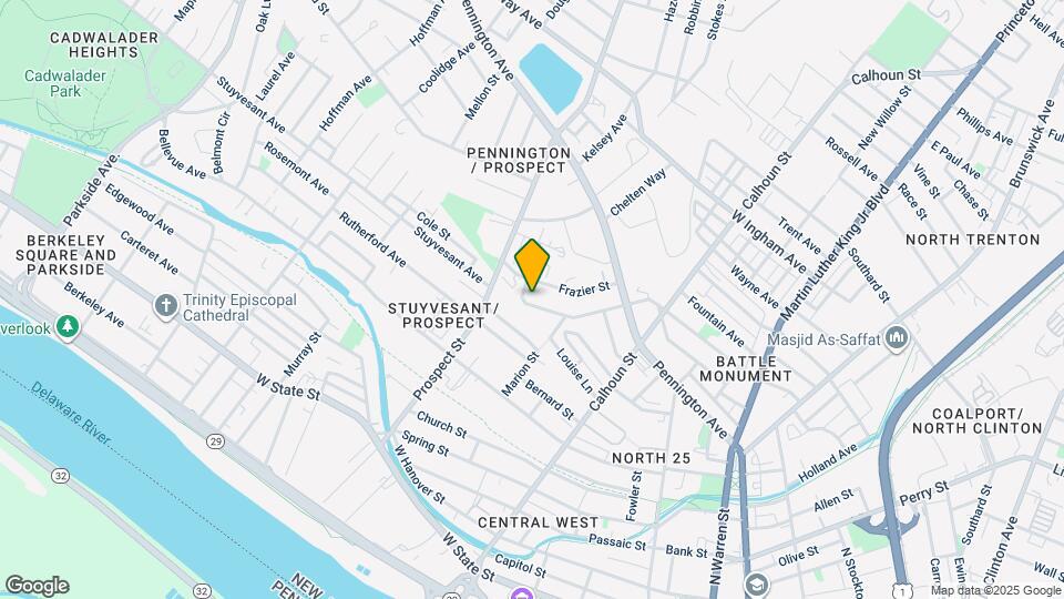 414 Reservoir St Map and Location Details