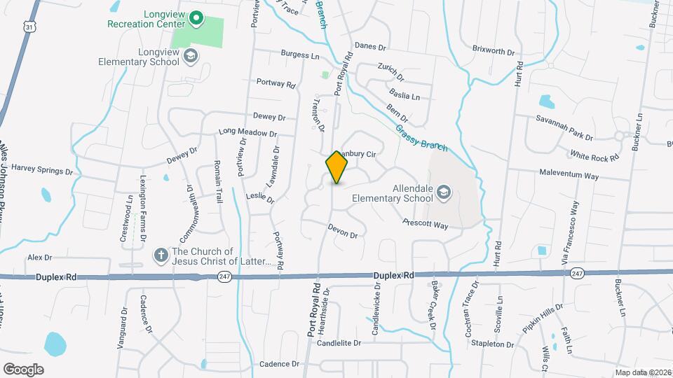 2320 Hayward Ln Mapa y Detalles de la Ubicación
