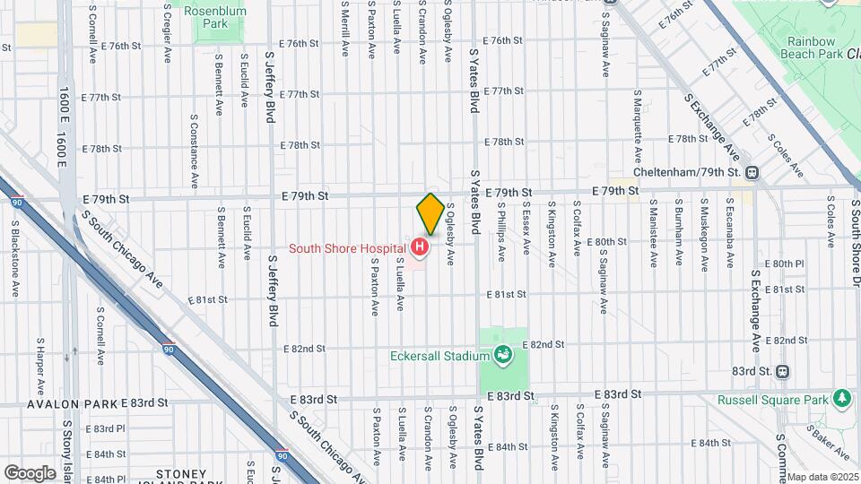 2306 E 80th St Map and Location Details